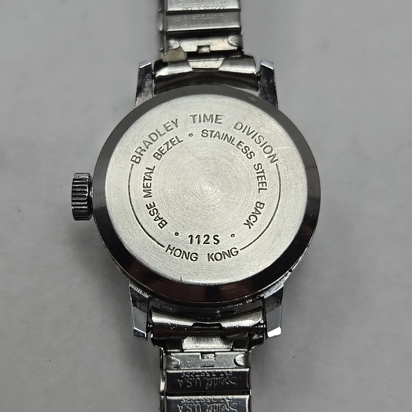 Vintage Bradley Mickey Mouse 112S Manual Wind Watch Disney Collectible Working - Picture 10 of 10